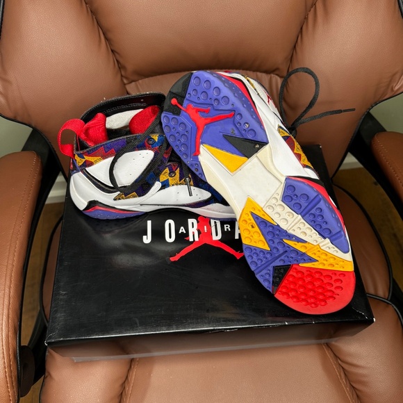 purple and yellow jordan 9